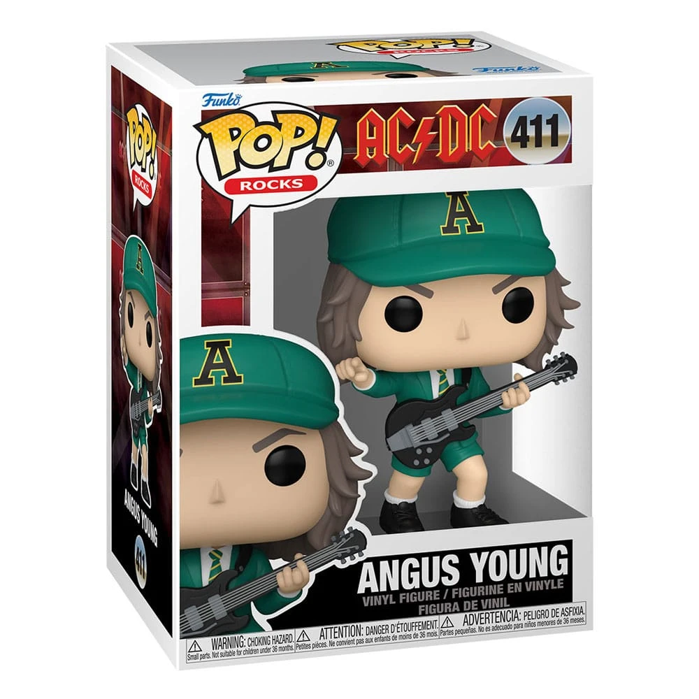 AC/DC - 411 POP! Rocks Vinyl Figur Angus Young(Green) 